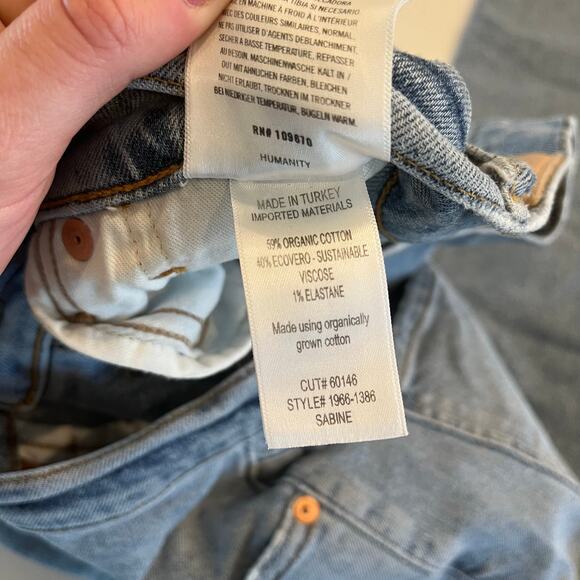 Citizens of Humanity Sabine High Rise Straight Jeans in Confession size 28 - Picture 8 of 13